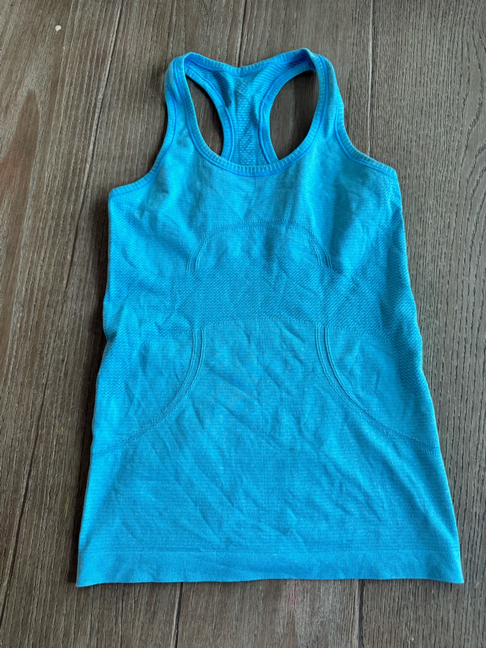 Lululemon Swiftly Tech Racerback Tank Size 4 Blue Turquoise